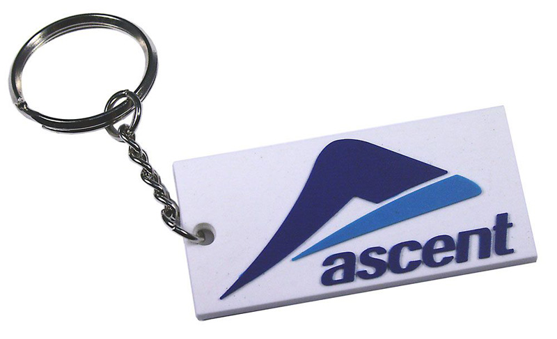 Small 2D Custom Shape Key Ring 40mm image2