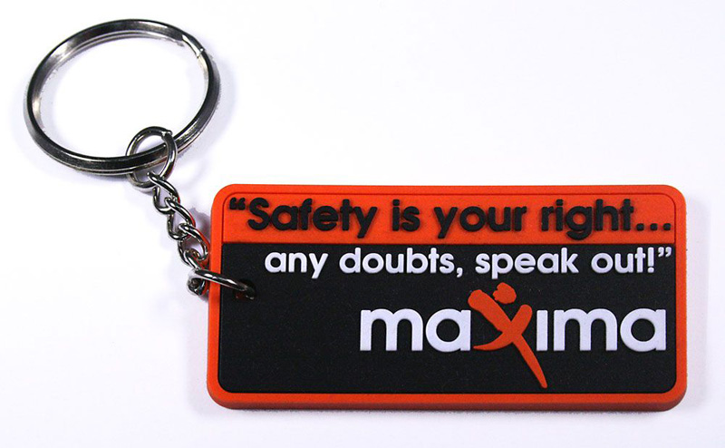 Small 2D Custom Shape Key Ring 40mm image3