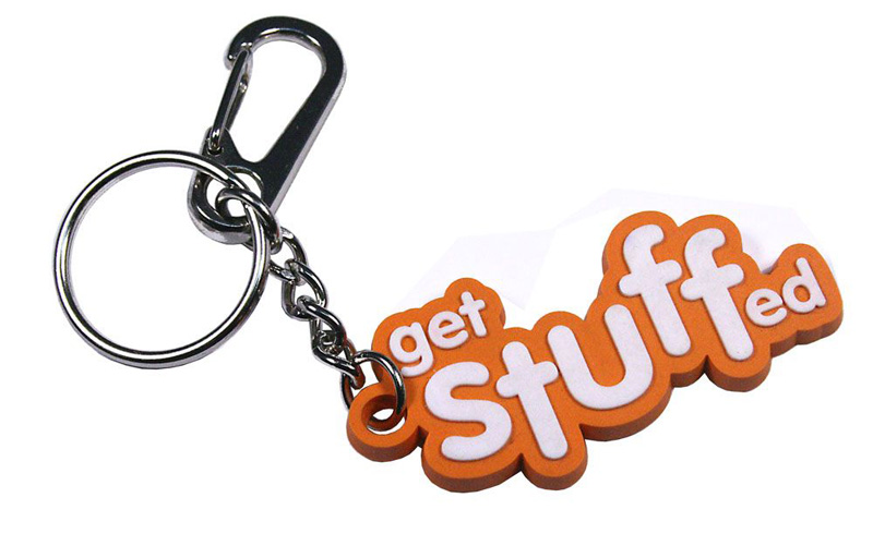 Large 2D Custom Shape Key Ring 80mm image8