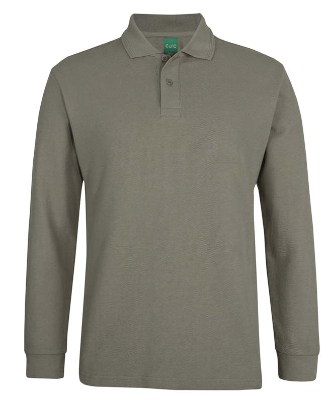 320g L/S Popcorn Cotton Polo