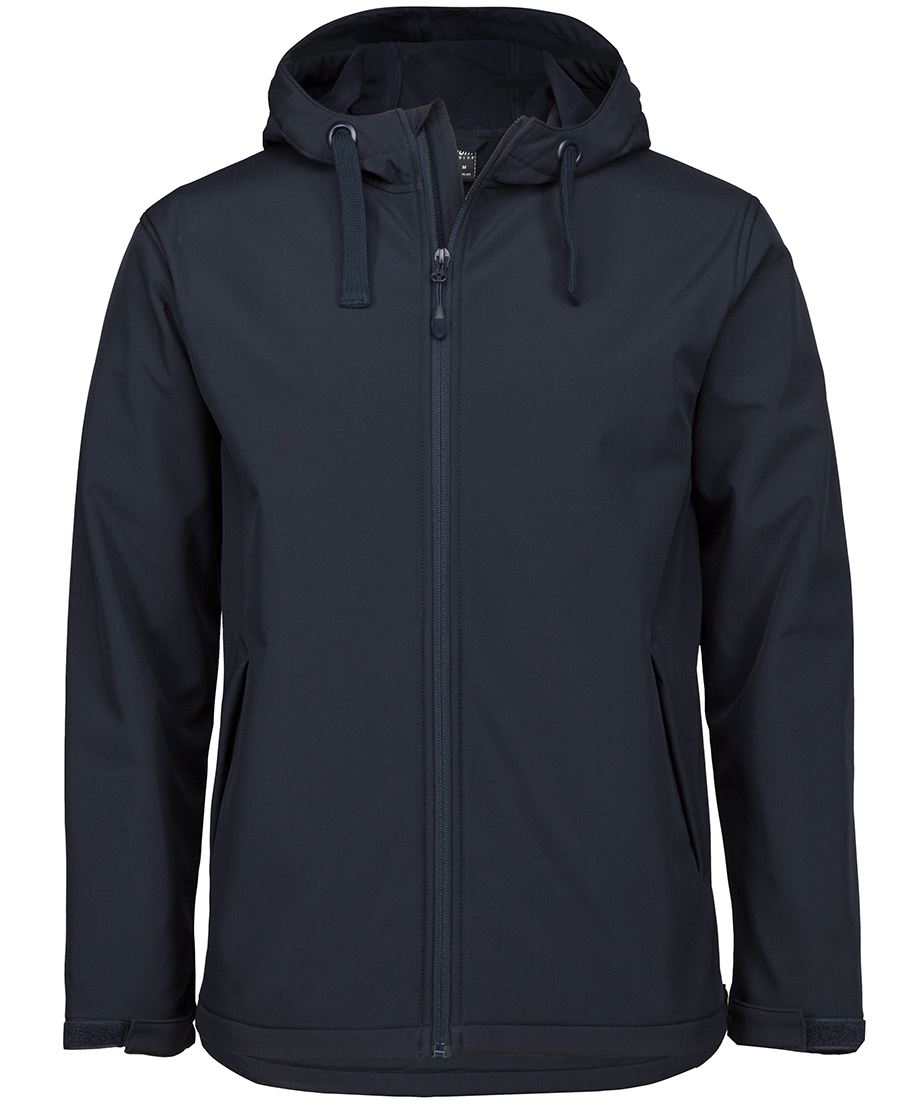 Water Resistant Hooded Softshell Jacket