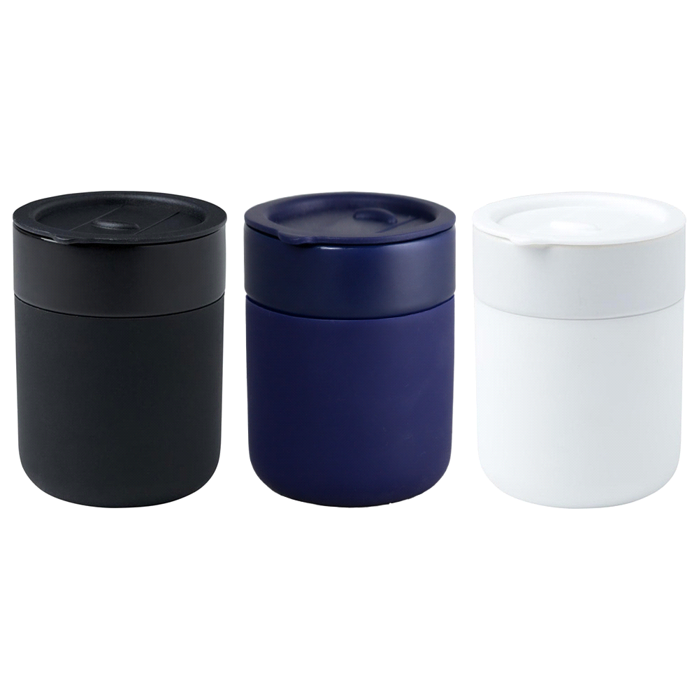 Java 330 ml Ceramic Tumbler w/ Silicone Wrap