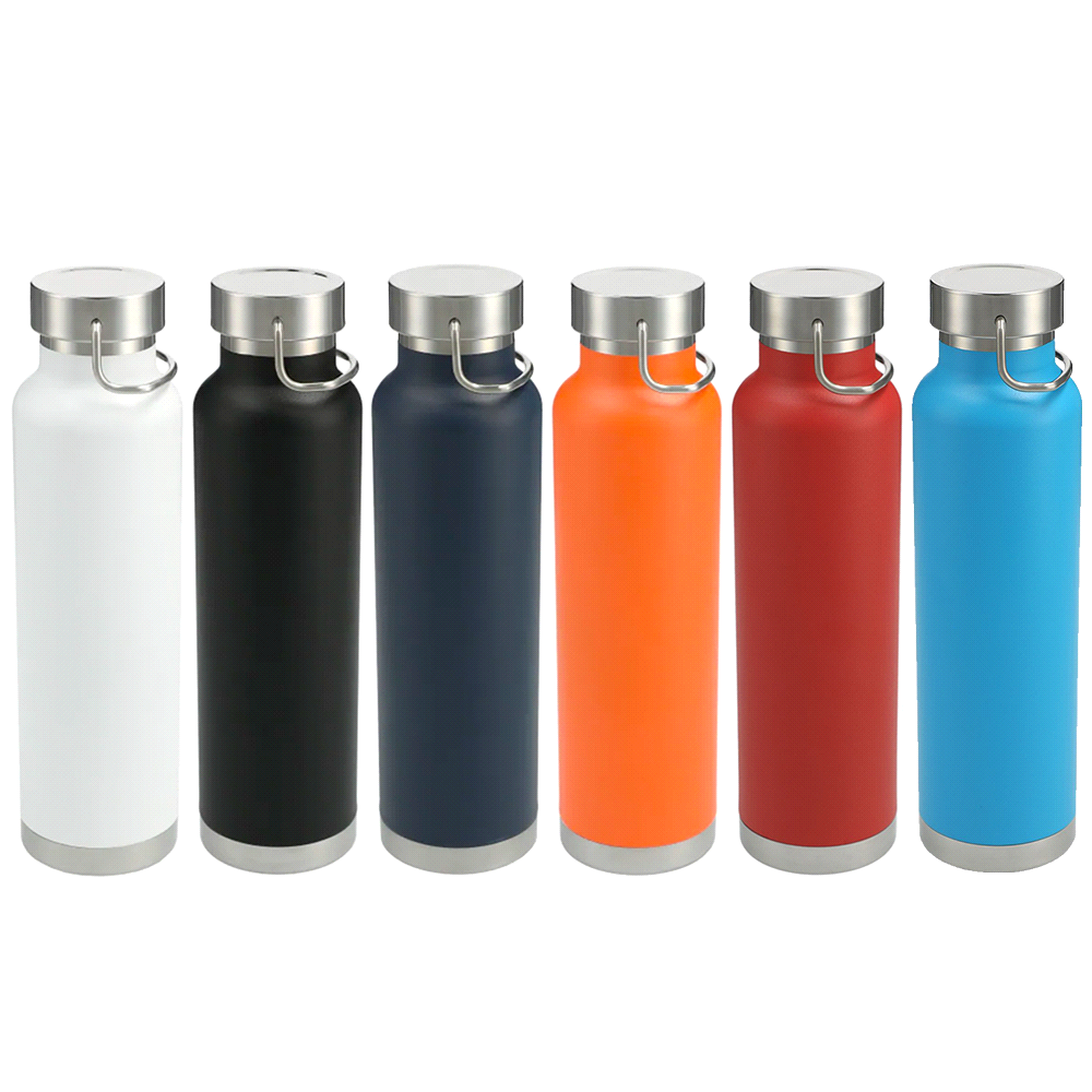 Thor Copper Vacuum Insulated Bottle 650ml Straw Lid