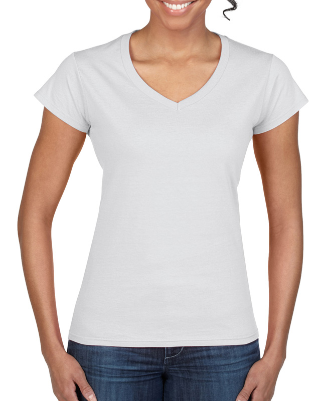 Gildan Ladies' V-Neck T-Shirt