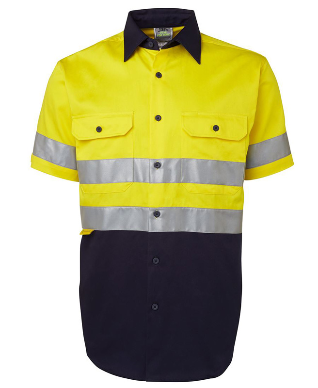 JB Hi Vis Long & Short Sleeve 190G Shirt 3M