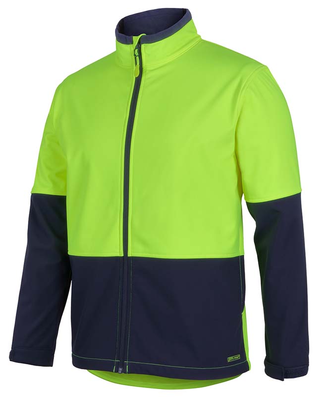 JB Hi Vis Water Resist Softshell Jacket