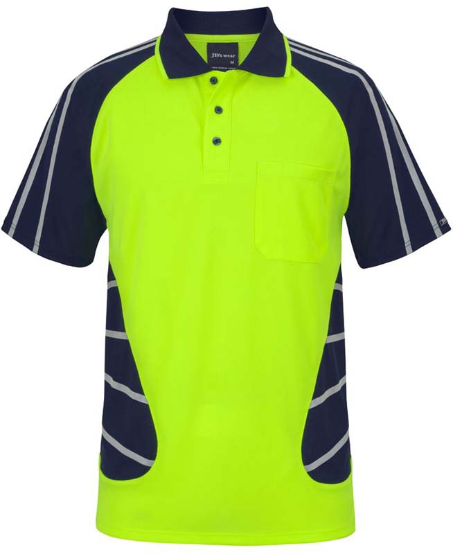 JB's Street Spider Polo with Reflective Stripes