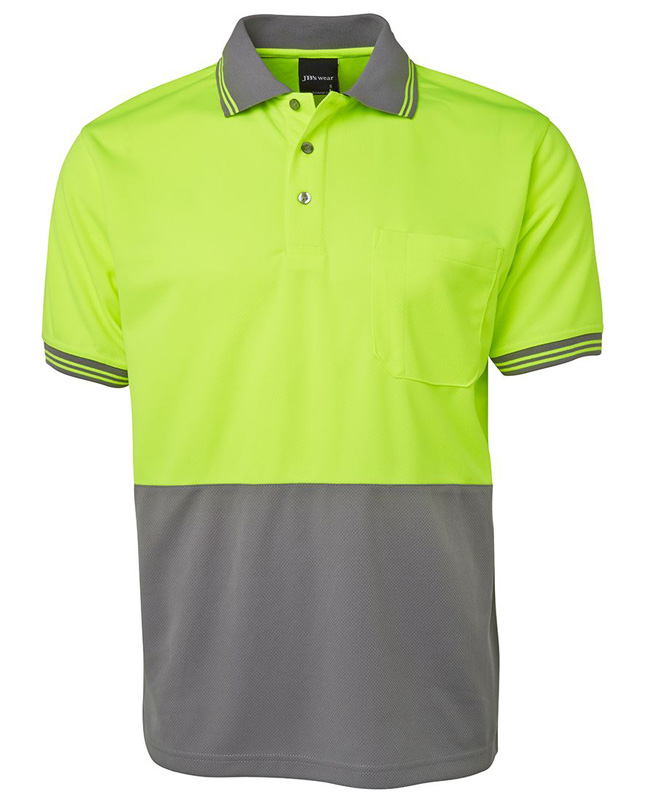 JB Hi Vis S/S Traditional Polo