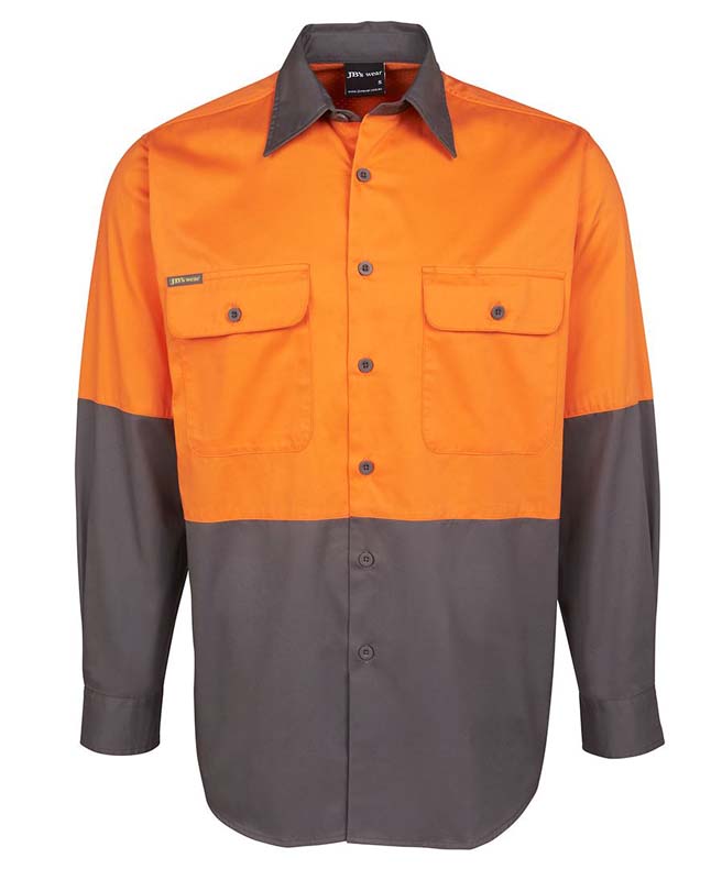Hi Vis Long Sleeve Shirt 150G