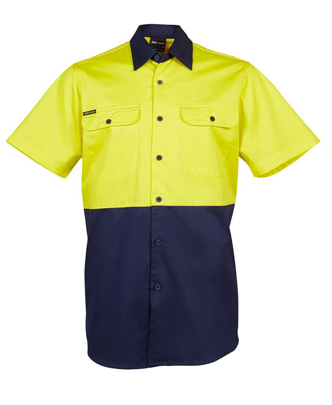 JB Hi Vis Short Sleeve Shirt 150G - Hiviswear Australia