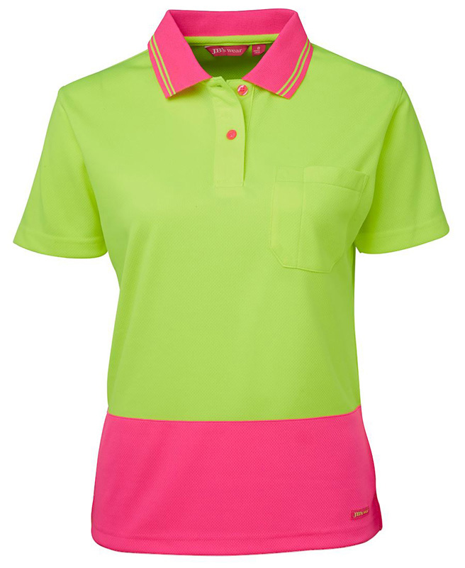 JB Ladies Hi Vis Polo