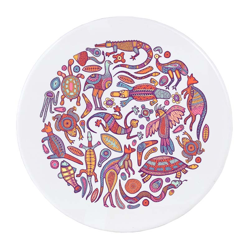 Circular Sublimated Ceramic Coaster