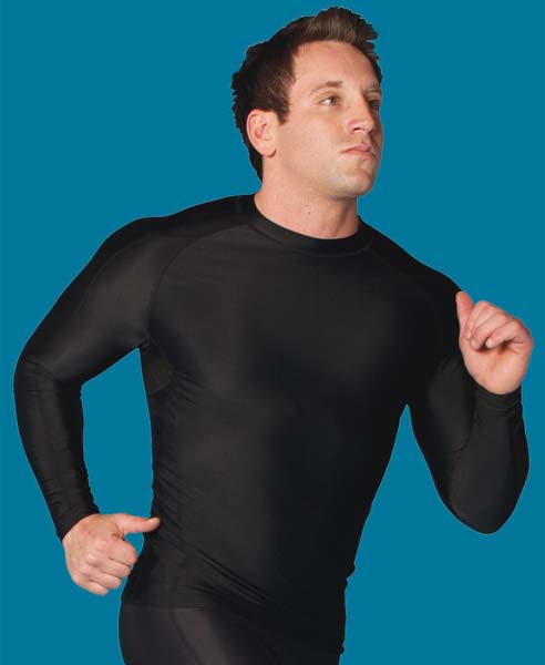 Black Long Sleeve Performance Top