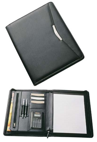 A4 Zippered Compendium 9012