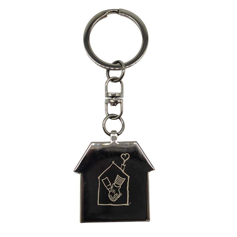 Casa Gunmetal Keychain