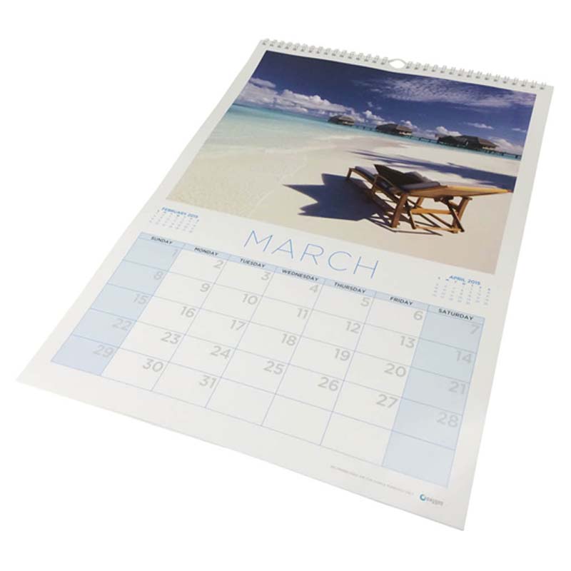 A3 Wiro Bound Wall Calendar