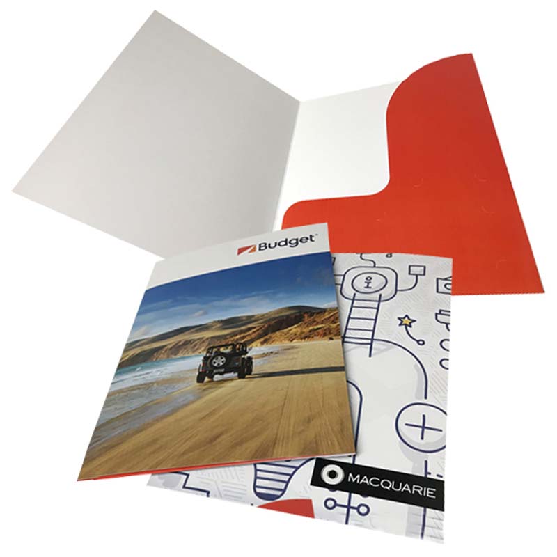 Single Pocket Digital Presentation Folder