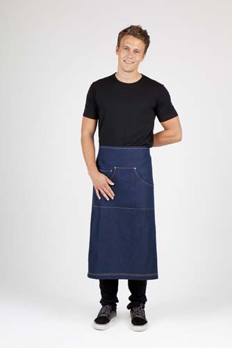 Denim Full Length Apron