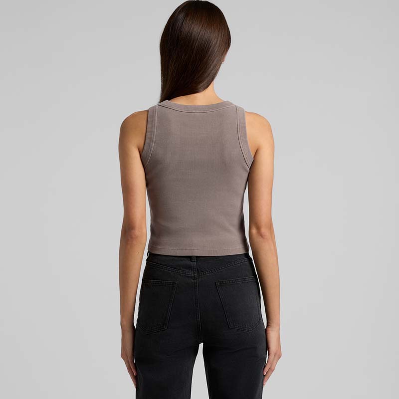 AS Colour Wo's Faded Organic Rib Crop Tank image2