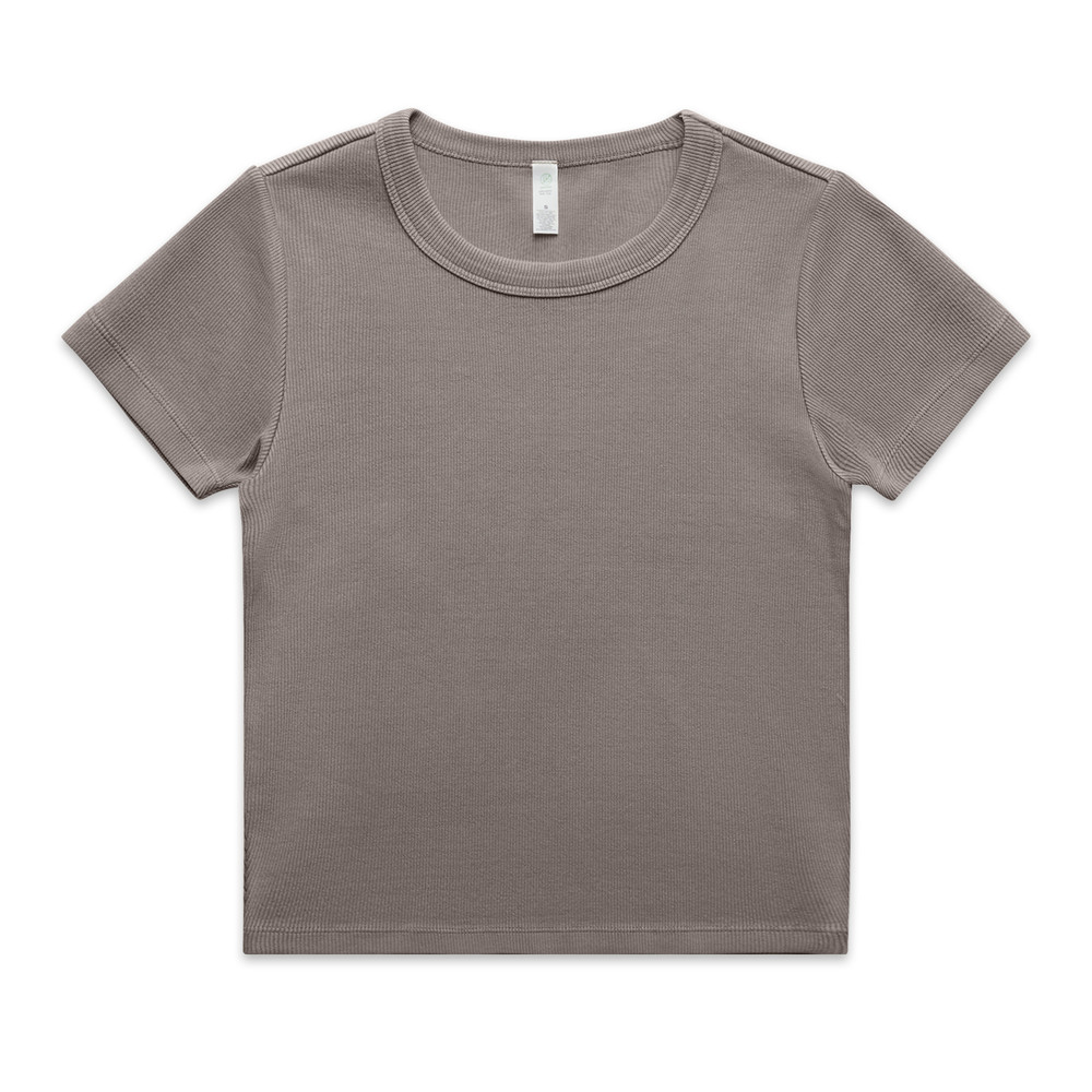 AS Colour Wo's Faded Organic Rib Baby Tee image5