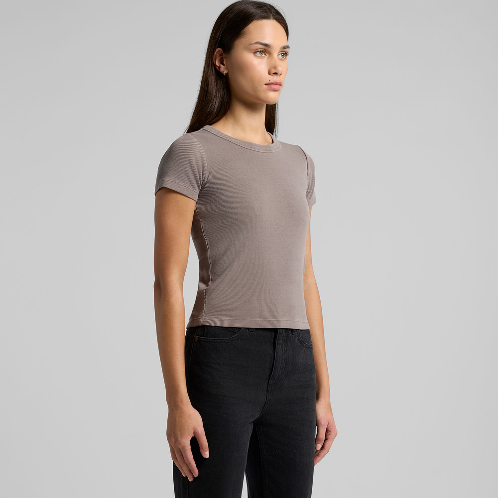 AS Colour Wo's Faded Organic Rib Baby Tee image7