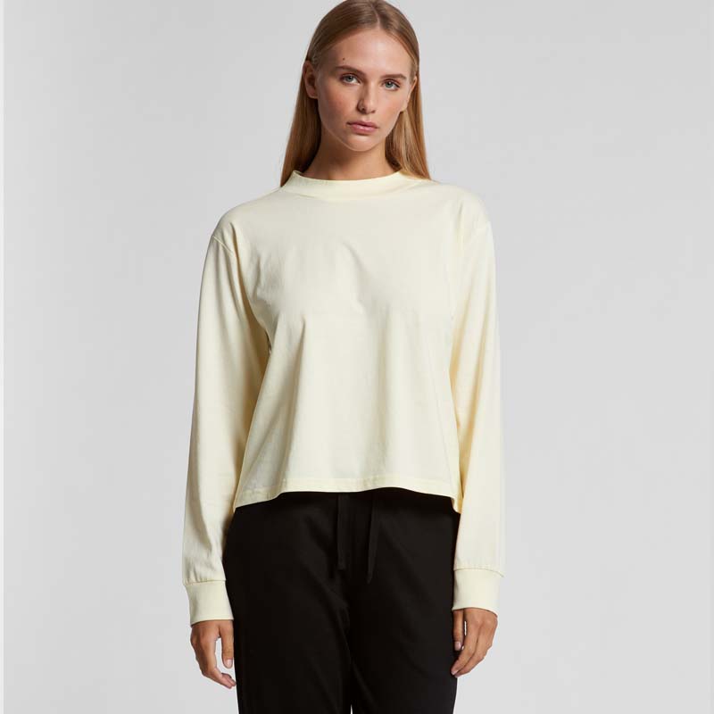 AS Colour Ladies Mock Long Sleeve Tee