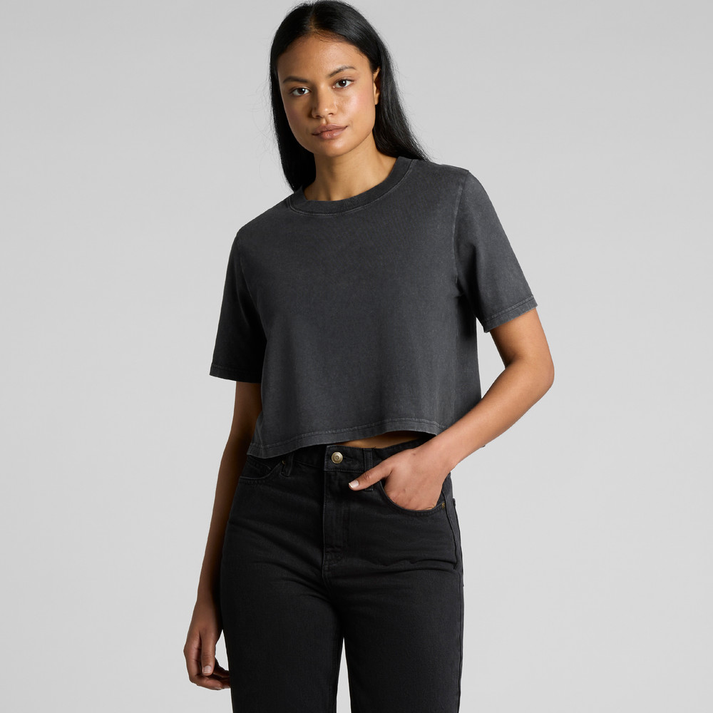 AS Colour Stone Wash Heavy Crop Tee image2