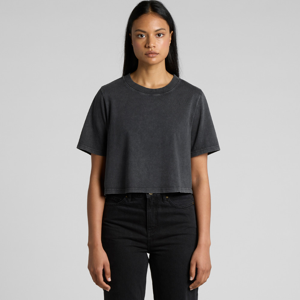 AS Colour Stone Wash Heavy Crop Tee