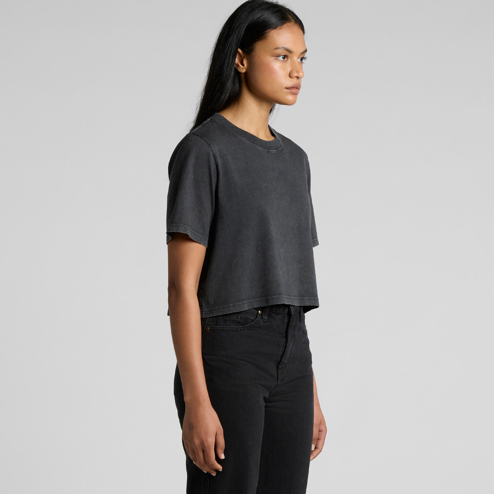 AS Colour Stone Wash Heavy Crop Tee image7
