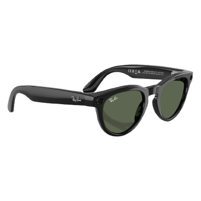 RayBan Meta Headliner – Shiny Black Frame, G15 Green Lens