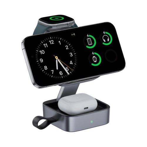 Everest 3-in-1 15W Magnetic Wireless Charging Station