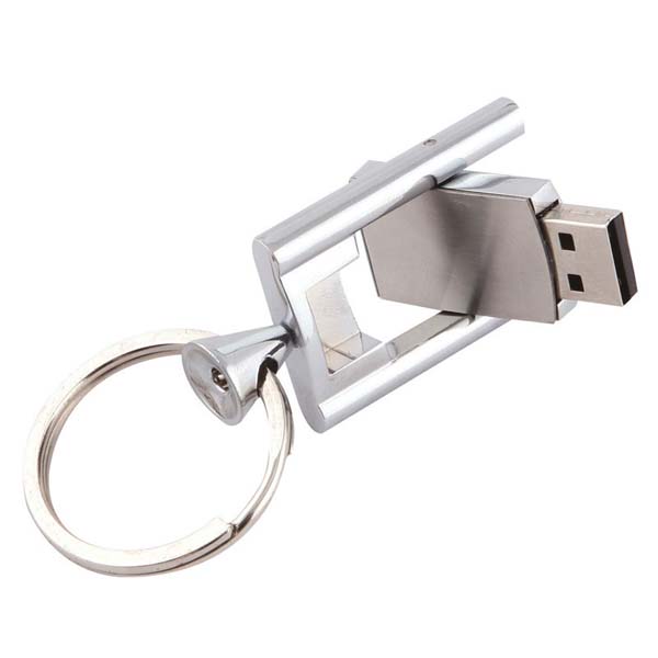 Chrome Flip Flash Drive 16GB