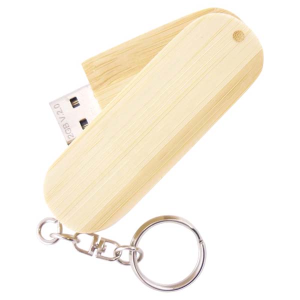 Wooden Swivel Drive 2GB