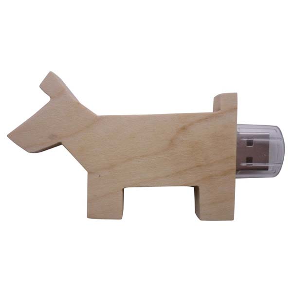 Wooden Dog Drive 2GB