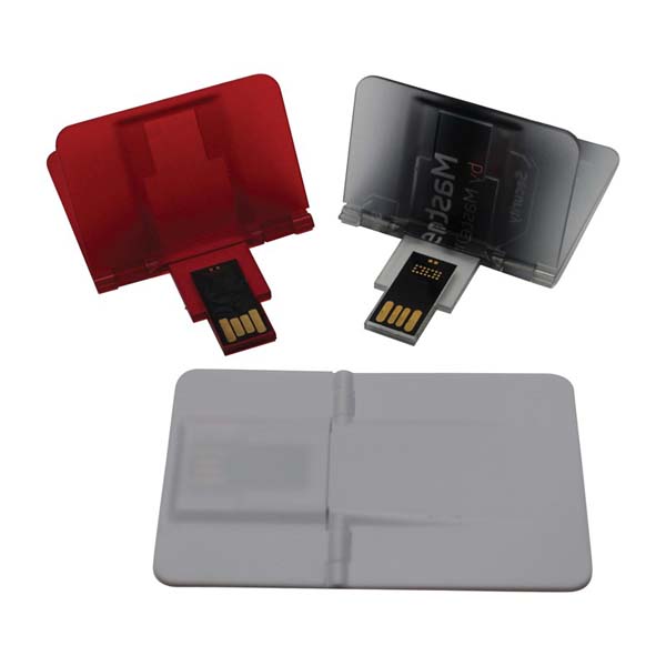 Credit Card Flip Flash Drive 2GB