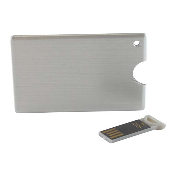 Alu Slide Credit Card Drive 2GB