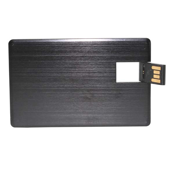 Alu Black Credit Card Drive - 4GB