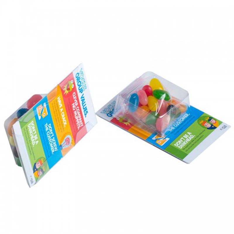 Small Biz Card Treats with Jelly Beans
