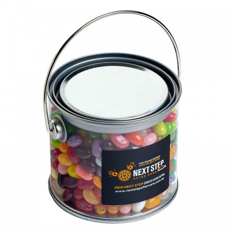 Medium PVC Bucket filled with Jelly Belly Jelly Beans