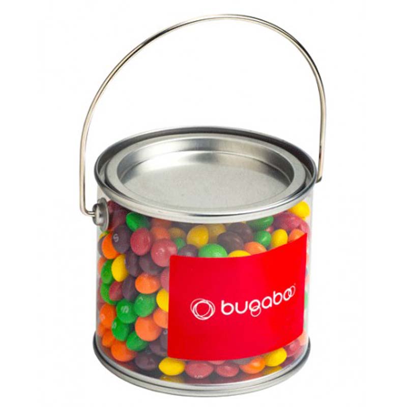 Medium PVC Bucket filled with Skittles