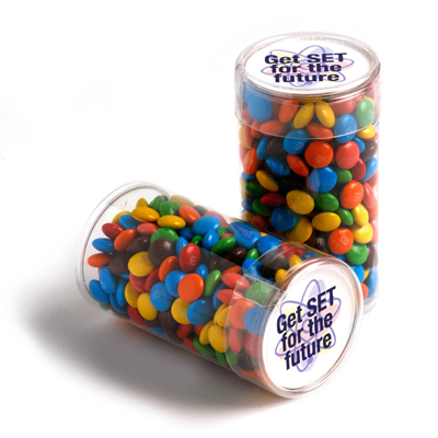 Pet Tube Filled with Mini M&Ms 100g