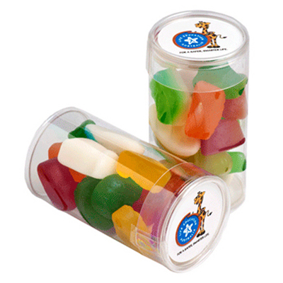 Pet Tube Filled with Mixed Lollies 95g