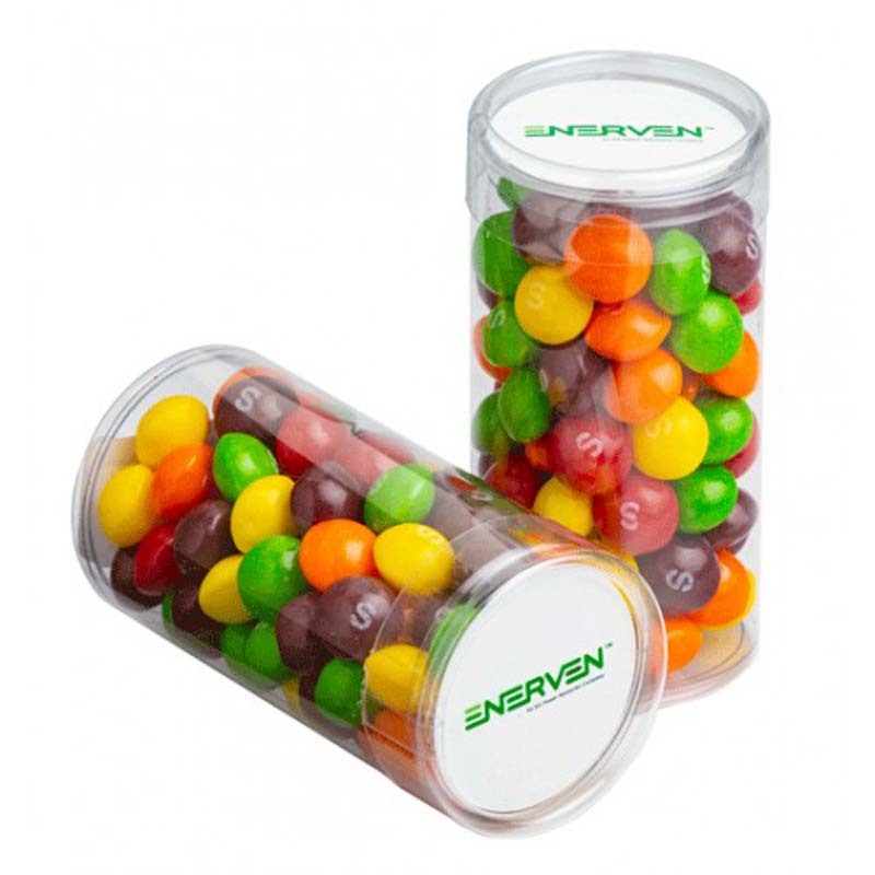 Pet Tube with Skittles 100g