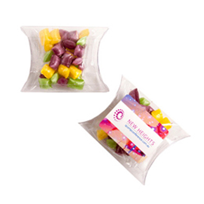 Corporate Coloured Humbugs in Pillow Pack 20g