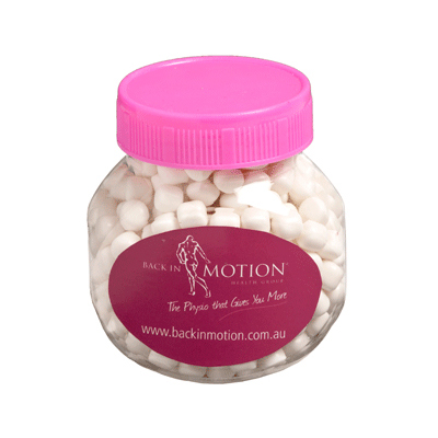 Plastic Jar Filled with Mints or Chewy Mints 170g