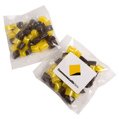 Corporate Coloured Humbugs 50G