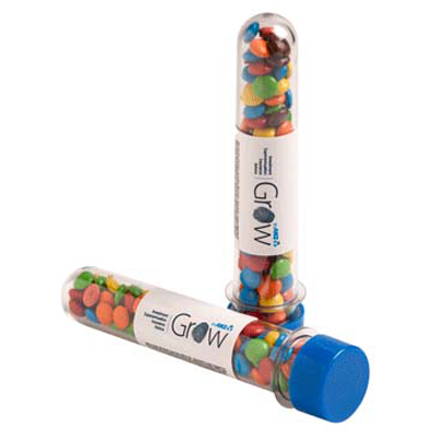 Test Tube Filled with Mini M&Ms 40g