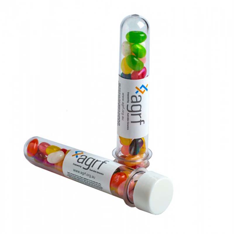 Test Tube filled with Jelly Belly Jelly Beans 40g