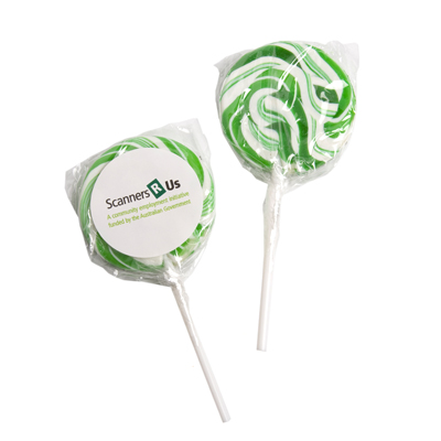 Medium Candy Lollipops - Green