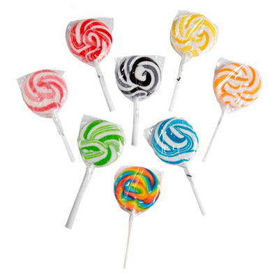 Medium Candy Lollipops - Mixed Colours